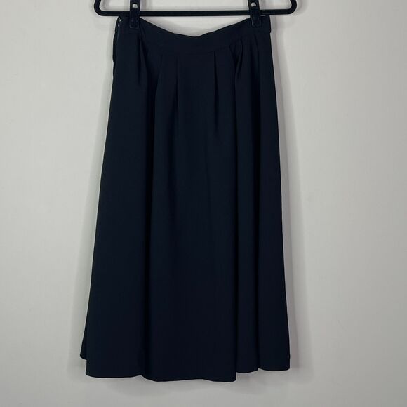 New H&M Voluminous Pleated Y2K Midi Skirt Women's Size 8 - Picture 1 of 6
